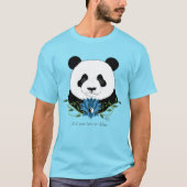 T-shirt Panda Bear Lotus (Devant)