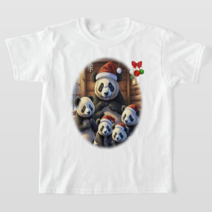 T-shirt Panda Bear Noël