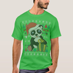 T-shirt Panda Bear Noël moche Noël