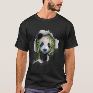 T-shirt Panda Bear Panda Panda Zoo Animal Panda Baseball