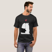 T-shirt Panda Bear Polar Bear Love Day (Devant entier)
