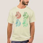 T-shirt Panda Bear Pop Art (Devant)