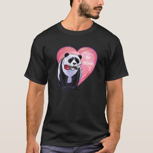 T-shirt Panda Bear Saint Valentin (Devant)