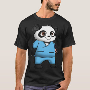 T-shirt Panda Bear Scrub Costume Garçon Aimer Awesome