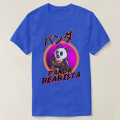 T-shirt Panda Bearista café barista blague (Design devant)