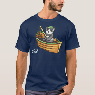 T-shirt Panda bébé avec pêche Casquette en bateauSea Fishi