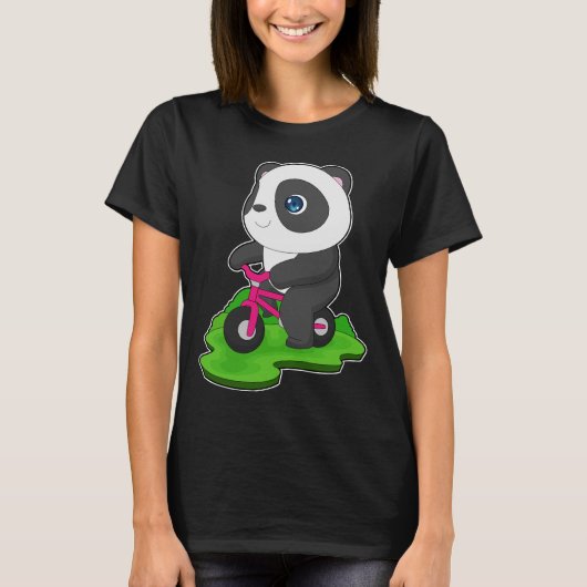 T-shirt Panda Bicycle (Devant)