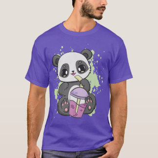 T-shirt Panda Boire Boba Pour Bubble Tea Milk Kawaii Bea