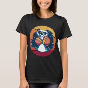 T-shirt Panda Boxe Boxe Fighter Punch