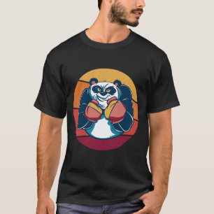 T-shirt Panda Boxe Boxe Fighter Punch