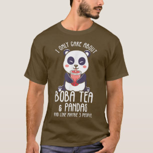 T-shirt Panda Bubble Boba Tea Kawaii Cute Anime Otaku Japa