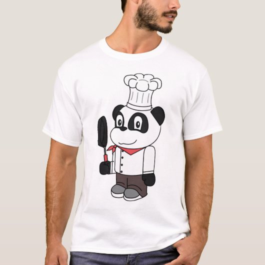 T-shirt Panda - chef (Devant)
