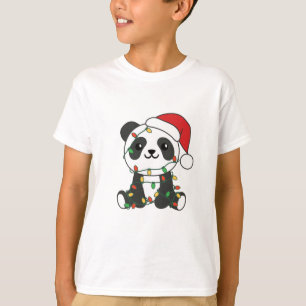 T-shirt Panda Christma Winter Animals Pandas