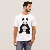 T-shirt panda citation grossit pas augmente caresse surfac (Devant entier)