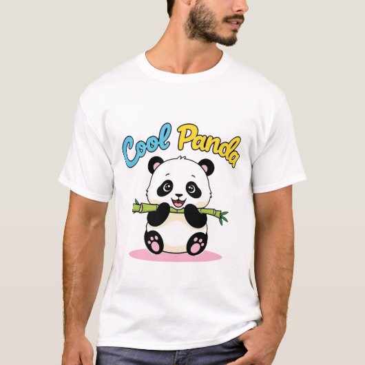 T-shirt panda cool (Devant)