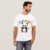 T-shirt panda cool (Devant entier)
