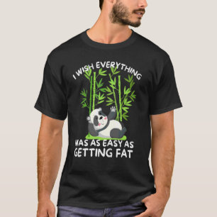 T-shirt Panda Cool Panda Bear au repos Citation