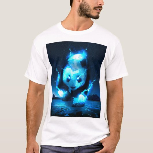 T-shirt Panda Cosmique (Devant)
