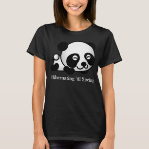 T-shirt Panda couché en hibernation