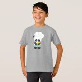 T-shirt Panda cuisine, Panda Cuisson, Tablier, Épingle (Devant entier)