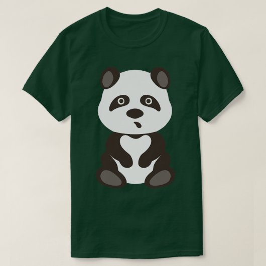 T-shirt Panda Cute (Design devant)