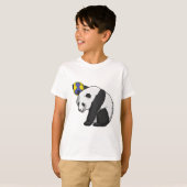 T-shirt Panda dans les sports de handball (Devant entier)