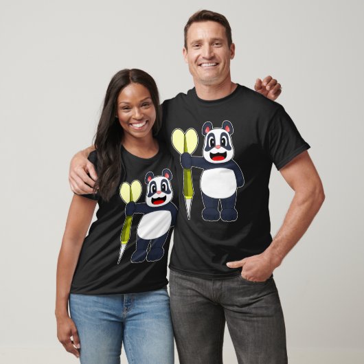 T-shirt Panda Darts Dart (Unisexe)