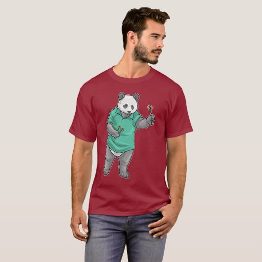 T-shirt Panda Darts Dart (Devant entier)