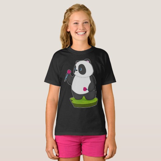 T-shirt Panda Darts Dart (Devant entier)