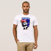 T-shirt Panda de baseball australien (chemises légères) (Devant entier)