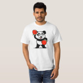 T-shirt Panda de boxe (chemises légères) (Devant entier)