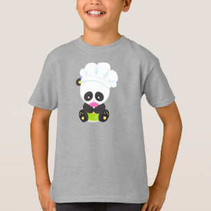 T-shirt Panda De cuisine, Panda De Cuisson, Panda Avec Don