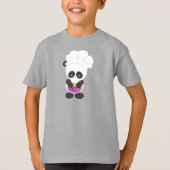 T-shirt Panda De cuisine, Panda De Cuisson, Panda Avec Tar (Devant)