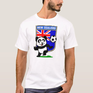 T-shirt Panda de football néo-zélandais (chemises légères)