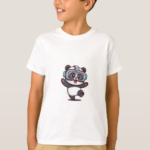 T-shirt Panda de jeu VR Enfants de réalité virtuelle