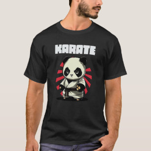 T-shirt Panda de karaté de sports de combat classiques
