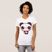 T-shirt Panda de Kawaii (Devant entier)