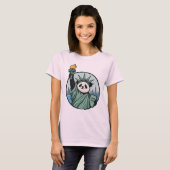 T-shirt Panda de la Liberté (Devant entier)