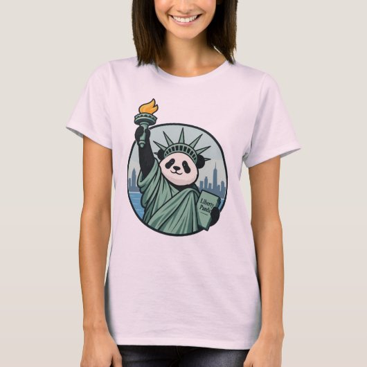 T-shirt Panda de la Liberté (Devant)