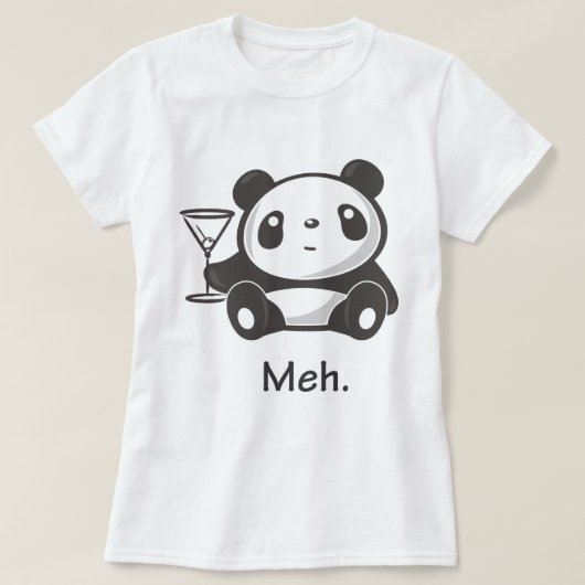T-shirt Panda de Meh (Design devant)