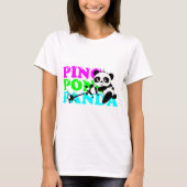 T-shirt Panda de ping-pong (Devant)