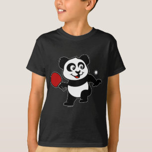T-shirt Panda de ping-pong
