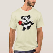 T-shirt Panda de tennis de table (Devant)