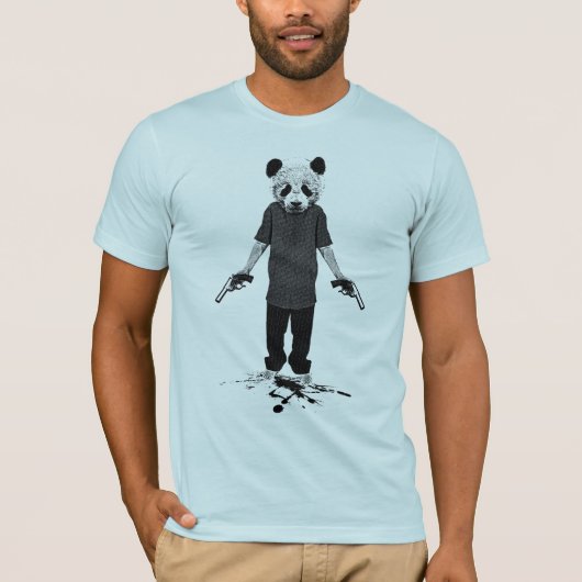 T-shirt Panda de tueur (Devant)
