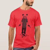 T-shirt Panda de tueur (Devant)