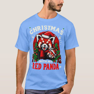 T-shirt Panda De Vacances D'Été Lover Noël Drôle En Juil