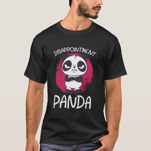 T-shirt Panda déçu Panda sauvage (Devant)