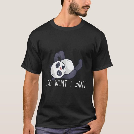T-shirt Panda Do W I Like (Devant)