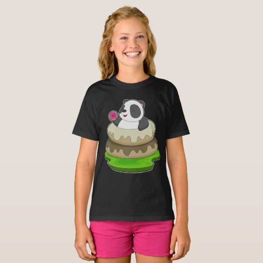 T-shirt Panda Donuts (Devant entier)