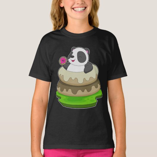 T-shirt Panda Donuts (Devant)